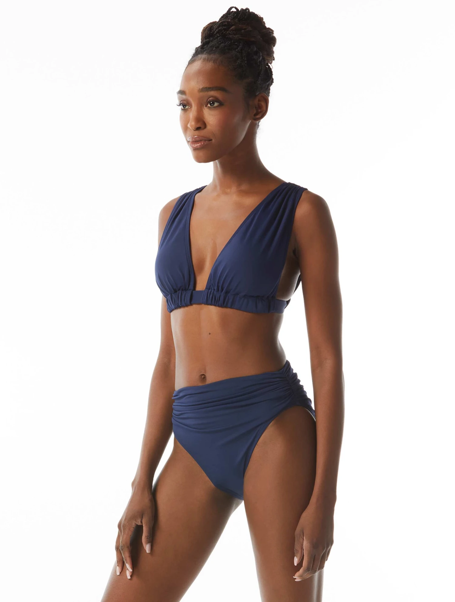 Carmen Marc Valvo Ruched Bikini Top - Solids 3 Carmen Marc Valvo Ruched Bikini Top - Solids