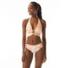 Carmen Marc Valvo Halter Bikini Top - Sun Set Palm -Swim Wear Shop C3B097 970