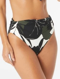 Carmen Marc Valvo High Waist Bikini Bottom - Wild Plumeria
