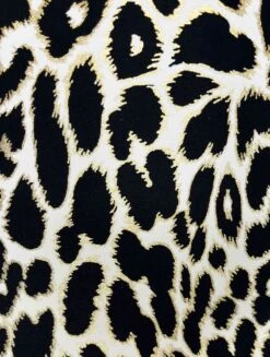 Carmen Marc Valvo V-Neck Surplice One Piece Swimsuit - Foil Jungle Cheetah -Swim Wear Shop C3X435 001 alt02