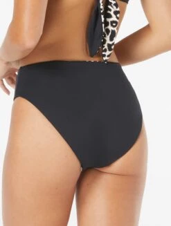 Carmen Marc Valvo Reversible Bikini Bottom - Foil Jungle Cheetah -Swim Wear Shop C3XB09 001 alt03