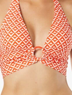 Carmen Marc Valvo Halter Bikini Top - Island Diamond -Swim Wear Shop C4N097 816 alt02