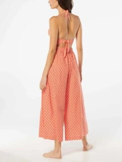 Carmen Marc Valvo Wide Leg Cover Up Pant - Island Diamond -Swim Wear Shop C4N816 816 alt02
