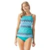 Beach House Swim Blair High Neck Tankini Top - Desert Stripe -Swim Wear Shop H16731 511
