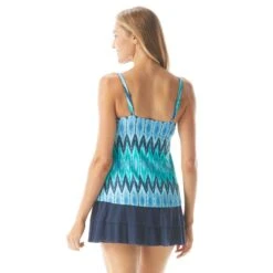 Beach House Swim Blair High Neck Tankini Top - Desert Stripe -Swim Wear Shop H16731 511 alt03