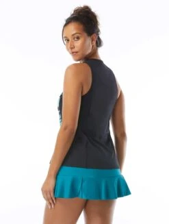 Beach House Sport Racer Zip Front Tankini Top - Shorelines 11 Beach House Sport Racer Zip Front Tankini Top - Shorelines -Swim Wear Shop H20951 970 alt03 R