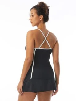 Beach House Sport Ambition Slim Fit Cross Back Tankini Top - Piping -Swim Wear Shop H22800 001 alt03 R
