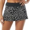 Beach House Sport Emma Pull On Swim Skort - Desert Giraffe