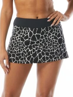 Beach House Sport Emma Pull On Swim Skort - Desert Giraffe