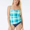 Beach House Swim Bridget Side Shirred Tankini Top - Picnic Plaid 1 Beach House Swim Bridget Side Shirred Tankini Top - Picnic Plaid -Swim Wear Shop H48758 511