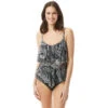 Beach House Portia Mesh Layer Tankini Top - Bay Dreaming