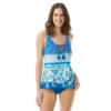 Beach House Courtney Lace Up Tankini Top - Under The Border Walk -Swim Wear Shop H61864 435