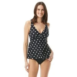 Beach House Willow Underwire Twist Tankini Top - Spotted At Sea