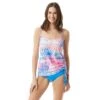 Beach House Swim Bridget Side Shirred Underwire Tankini Top - Frond Of You -Swim Wear Shop H82925 504