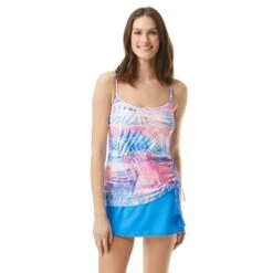 Beach House Swim Bridget Side Shirred Underwire Tankini Top - Frond Of You 8 Beach House Swim Bridget Side Shirred Underwire Tankini Top - Frond Of You -Swim Wear Shop H82925 504 alt02