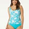 Beach House Swim Lola Wrap Underwire Tankini Top - Coastal Botanical -Swim Wear Shop H92735 447