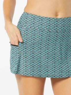 Beach House Swim Emma Pull On Swim Skort - Vineyard Floral -Swim Wear Shop H95371 001 alt02