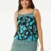 Beach House Swim Audrey Blouson Tankini Top - Vineyard Floral -Swim Wear Shop H95529 001
