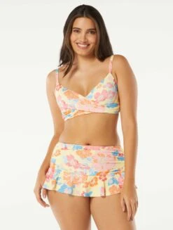 Beach House Swim Christa Wrap Underwire Bikini Top - Newport Floral
