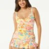 Beach House Swim Christa Wrap Underwire Tankini Top - Newport Floral