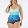 Beach House Swim Plus Size Bridget Shirred Side Underwire Tankini Top - Sunset Stripe 2 Beach House Swim Plus Size Bridget Shirred Side Underwire Tankini Top - Sunset Stripe -Swim Wear Shop HW1A394 511