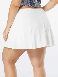 Beach House Swim Plus Size Olivia Princess Seam Skort - Pique Solids -Swim Wear Shop HW51385 100 alt01