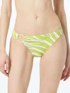 MICHAEL Michael Kors Logo Ring Bikini Bottom - Mod Zebra