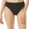 MICHAEL Michael Kors High Leg Bikini Bottom - Solids -Swim Wear Shop MM1K602 001 R