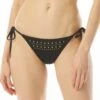 MICHAEL Michael Kors Side Tie Bikini Bottom - Glam Deco -Swim Wear Shop MM1M121 001 R