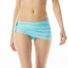MICHAEL Michael Kors Skirted Hipster Bikini Bottom - Kyoto Stripe 1 MICHAEL Michael Kors Skirted Hipster Bikini Bottom - Kyoto Stripe -Swim Wear Shop MM4J477 440