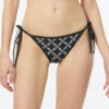 MICHAEL Michael Kors String Bikini Bottom - Empire Logo -Swim Wear Shop MM7N504 001