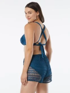 Coco Contours Regal Draped Bra Sized Underwire Push Up Bikini Top - Keepsake -Swim Wear Shop T32117 439 alt05