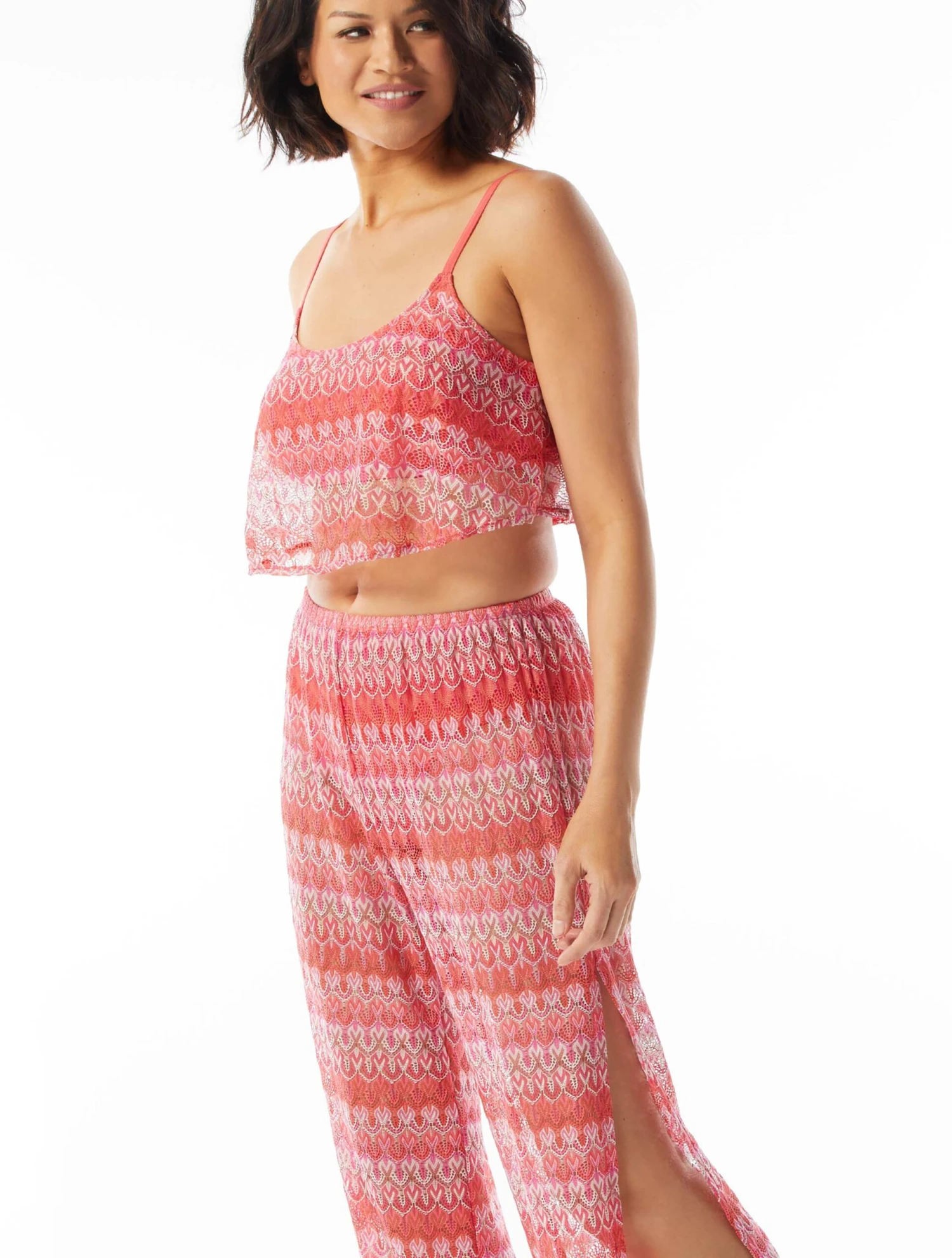Coco Contours Aflutter Side Slit Cover Up Pants - Summer Crochet 5 Coco Contours Aflutter Side Slit Cover Up Pants - Summer Crochet - Image 3