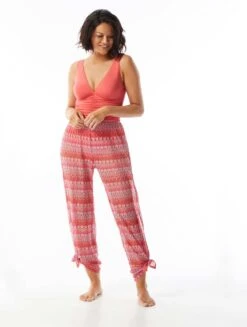 Coco Contours Aflutter Side Slit Cover Up Pants - Summer Crochet 11 Coco Contours Aflutter Side Slit Cover Up Pants - Summer Crochet -Swim Wear Shop T54529 630 alt03 R