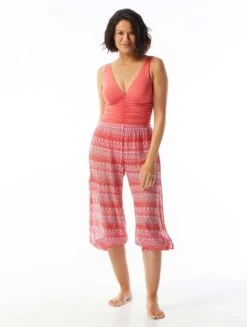 Coco Contours Aflutter Side Slit Cover Up Pants - Summer Crochet 13 Coco Contours Aflutter Side Slit Cover Up Pants - Summer Crochet -Swim Wear Shop T54529 630 alt05 R