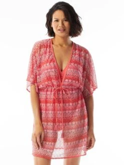 Coco Contours Breeze V-Neck Caftan Cover Up - Summer Crochet 7 Coco Contours Breeze V-Neck Caftan Cover Up - Summer Crochet -Swim Wear Shop T54531 630 alt02 R
