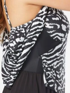 Coco Contours Chroma Wrap Bra Sized Swim Romper - Wild Kingdom -Swim Wear Shop T55089 001 alt02