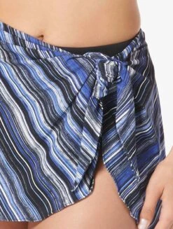 Coco Contours Halo Sarong Swim Skirt - Rainforest Stripe -Swim Wear Shop T56073 970 alt02