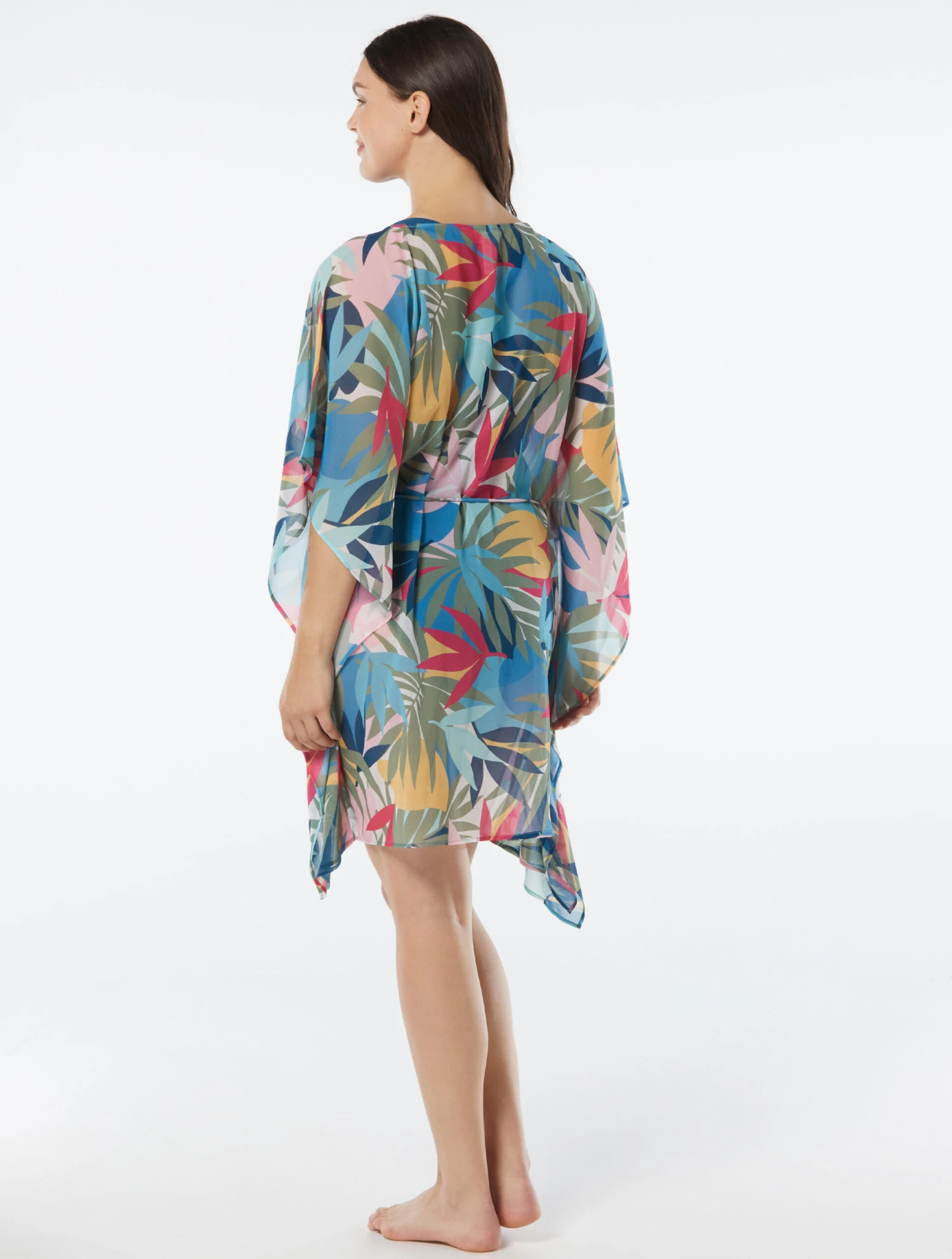 Coco Contours Ideal Caftan Cover Up - Rainforest Leaves 4 Coco Contours Ideal Caftan Cover Up - Rainforest Leaves - Image 2