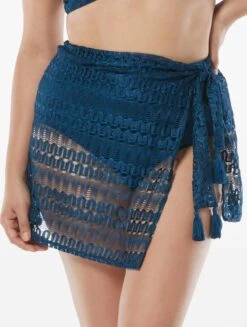 Coco Contours Pacific Sarong Swim Skirt - Crochet