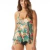 Coco Reef Current Bra Sized Mesh Layer Underwire Tankini Top - Passion Flower 1 Coco Reef Current Bra Sized Mesh Layer Underwire Tankini Top - Passion Flower -Swim Wear Shop U26035 006 R