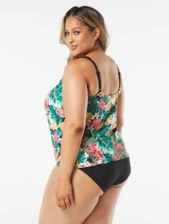Coco Reef Ultra Fit Bra Sized Underwire Tankini Top - Passion Flower -Swim Wear Shop U26685 006 alt06 R