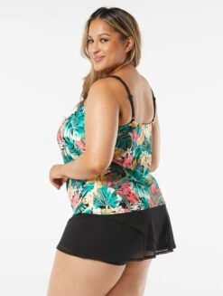 Coco Reef Ultra Fit Bra Sized Underwire Tankini Top - Passion Flower -Swim Wear Shop U26685 006 alt08 R