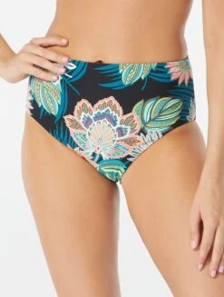 Coco Reef Verso High Waist Reversible Bikini Bottom - Tropical Lotus