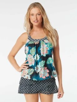 Coco Reef Ultra Fit Bra Sized Underwire Tankini Top - Tropical Lotus -Swim Wear Shop U35685 006 alt08