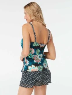 Coco Reef Ultra Fit Bra Sized Underwire Tankini Top - Tropical Lotus -Swim Wear Shop U35685 006 alt09