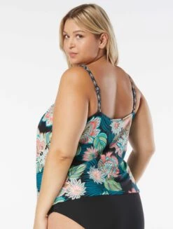 Coco Reef Ultra Fit Bra Sized Underwire Tankini Top - Tropical Lotus -Swim Wear Shop U35685 006 alt11