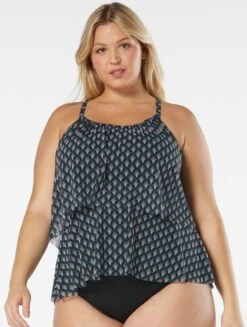 Coco Reef True Bra Sized Mesh Layer Underwire Tankini Top - Siren -Swim Wear Shop U36425 006 alt06