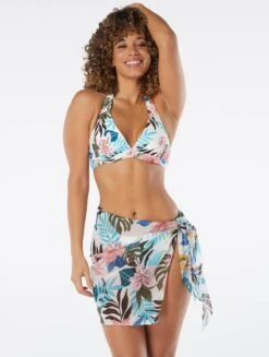 Coco Reef Mesh Pareo Cover Up - Paradise Floral