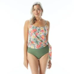 Coco Reef Stella Tie Side Underwire Tankini Top - Monaco -Swim Wear Shop U68467 970 alt03
